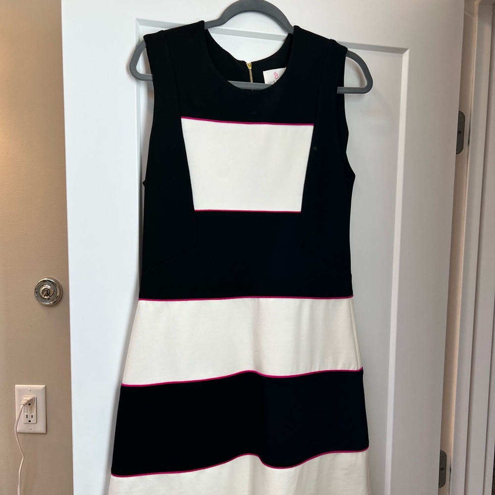 JB by Julie brown dress. Gold zipper detail down in the back.